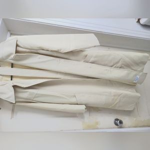 Light  Cream Trench Coat